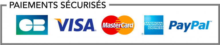 Logos de paiement sécurisé